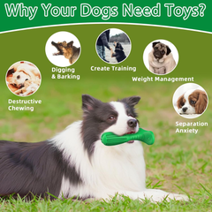 Dog Toothbrush Chew Toy – Natural Rubber Teeth Cleaning & Dental Care for Puppies