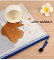 20PCS Zip Lock Document Wallets – Multi-Size Plastic Folders for Office & School