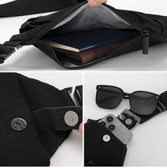 Anti-Theft Crossbody Sling Bag for Men & Women – Waterproof Travel Chest Pack