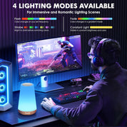 Touch LED Night Light with Remote and RGB Colours