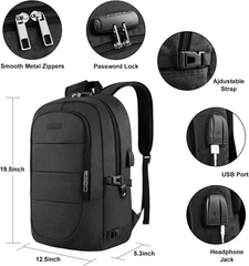 Anti-Theft Laptop Backpack – 17.3