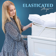 Luxury 4-Inch Mattress Topper Double Bed – Quilted, Breathable & Hotel Quality