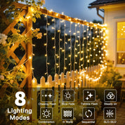 Battery Fairy Lights – 10m, 100 LEDs, 8 Modes, Timer, Waterproof Warm White