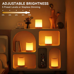 Rechargeable RGB Touch Night Light for Bedroom