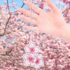 8PCS Cute Pink Car Air Fresheners – Hanging Scented Ornaments for Car & Home Décor