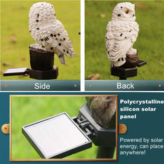 Solar Owl Garden Light Outdoor Waterproof LED Lamp