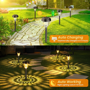 8 Pack Garden Solar Stake Lights