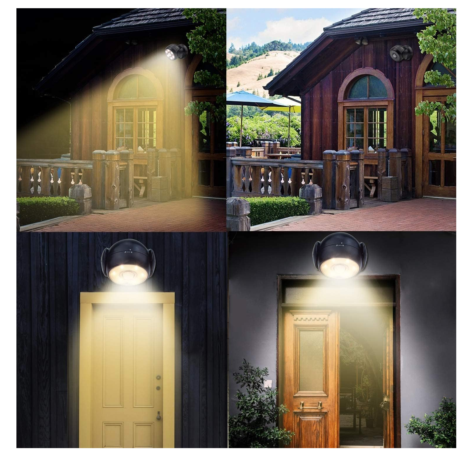 Rotatable Motion Sensor Light