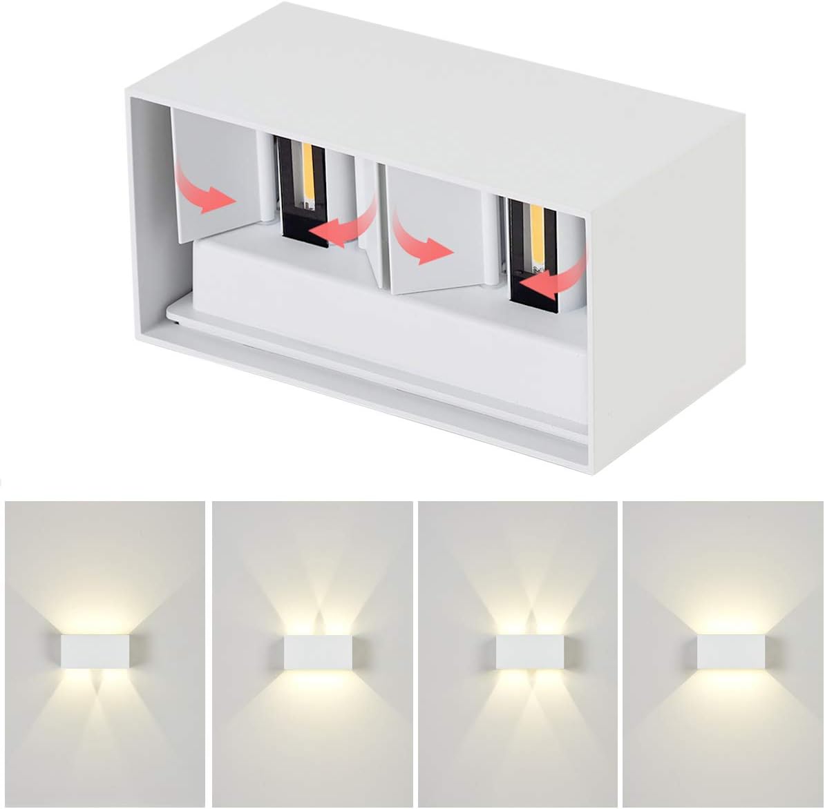 20W Adjustable LED Wall Light for Indoor Outdoor