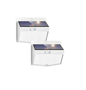 168LED Solar Security Lights – 2 Pack Outdoor Waterproof