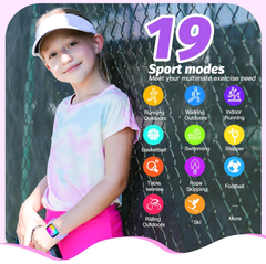 Smart Watch for Girls IP68 Waterproof Kids Fitness Tracker with DIY Face 1.5