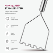 10-Piece Stainless Steel Kitchen Utensil Set – Nonstick, Heat-Resistant Cooking Tools with Holder