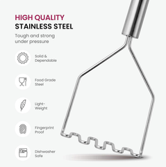 10-Piece Stainless Steel Kitchen Utensil Set – Nonstick, Heat-Resistant Cooking Tools with Holder