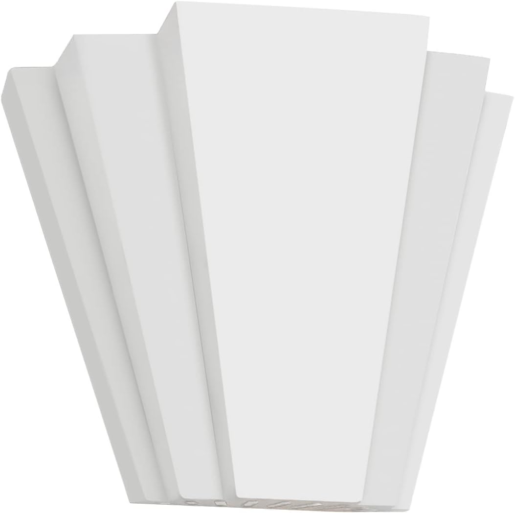 Paintable Art Deco Wall Light – Up/Down G9 Sconce
