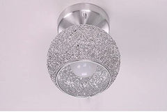 Modern Ceiling Light Crystal Ceiling Lamp in Aluminum Lampshade for Bedroom Living Room Hallway