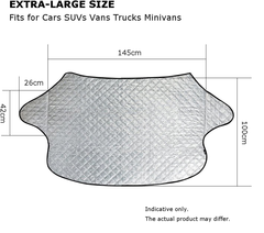 Heavy-Duty Car Windshield Cover – All-Season Snow, Ice, Frost & Sun Protector for Cars & SUVs