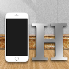 26Pcs Acrylic 3D Mirror Wall Stickers HOME LOVE Set