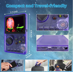Retro 16-Bit Handheld Game Console with 100 Games, 2.8” Screen, Rechargeable