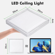 LED Round & Square Ceiling Light – 12W-48W, IP44