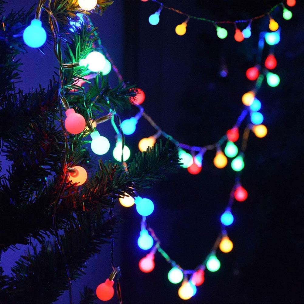 Fairy Lights Plug in 120 LEDs Globe String Lights