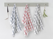 Wonderdry 3-Pack Egyptian Cotton Terry Tea Towels – Jumbo Thick Absorbent Cloths