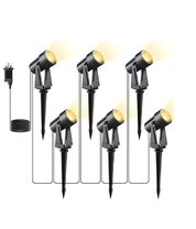 Mains-Powered Garden Spotlights – 10-Pack LED Set