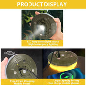 20M Rechargeable Camping String Lights