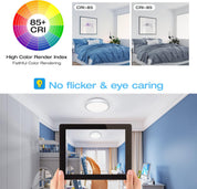 40W Dimmable LED Ceiling Light with Remote Control