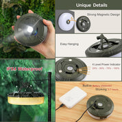 Retractable Camping String Lights, 32FT, 100 RGBW LEDs