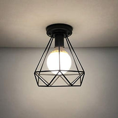 Vintage Ceiling Lamp Industrial Ceiling Light Rectangle Ceiling Lighting Triangle LED Ceiling Lights Country Fixture