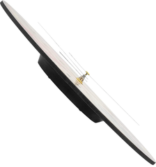 Vintage 30cm French Country Wooden Wall Clock, Silent Non-Ticking Rustic Design