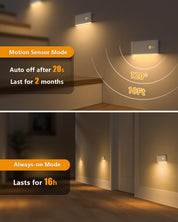 Rechargeable Motion Sensor Stair Lights, 3 Pack