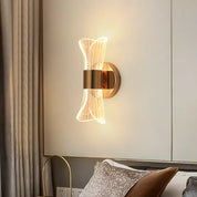 Modern 12W Dimmable LED Wall Sconce with Adjustable Color