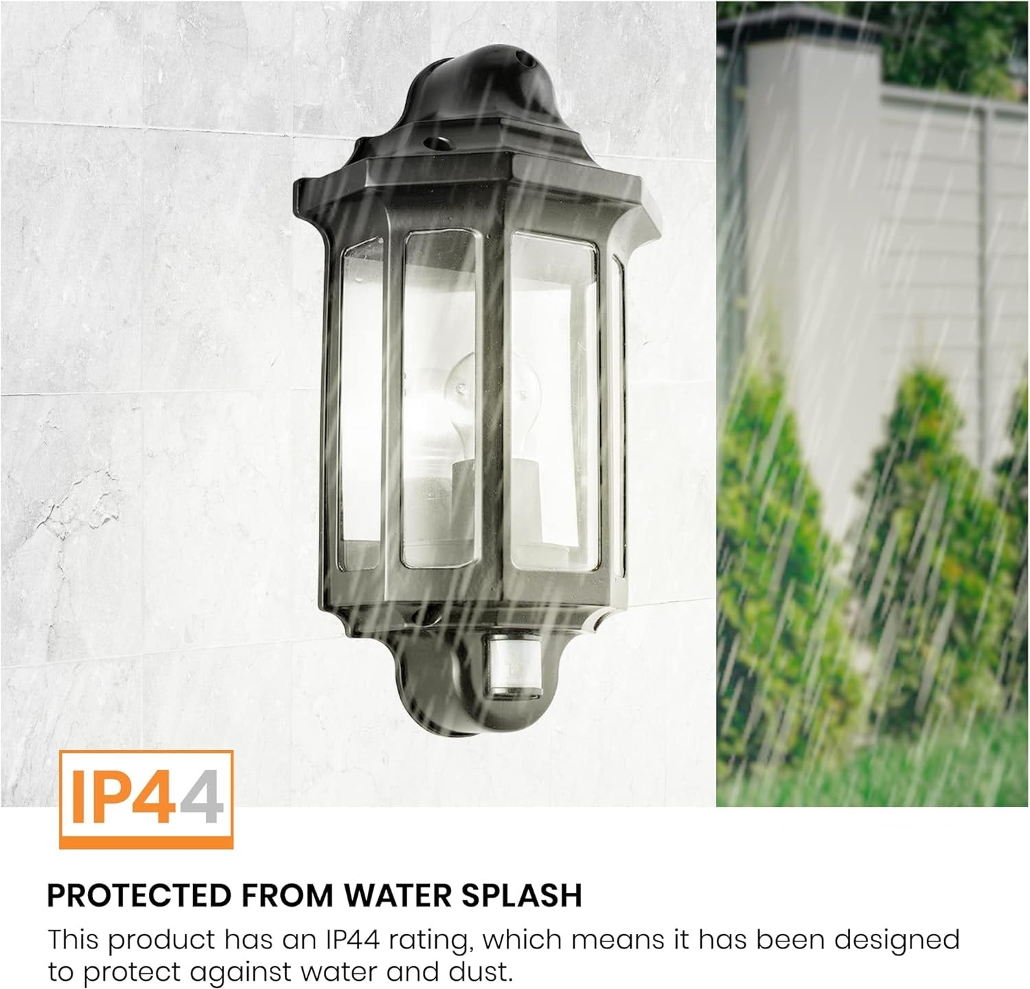 PIR Motion Sensor Garden Lantern