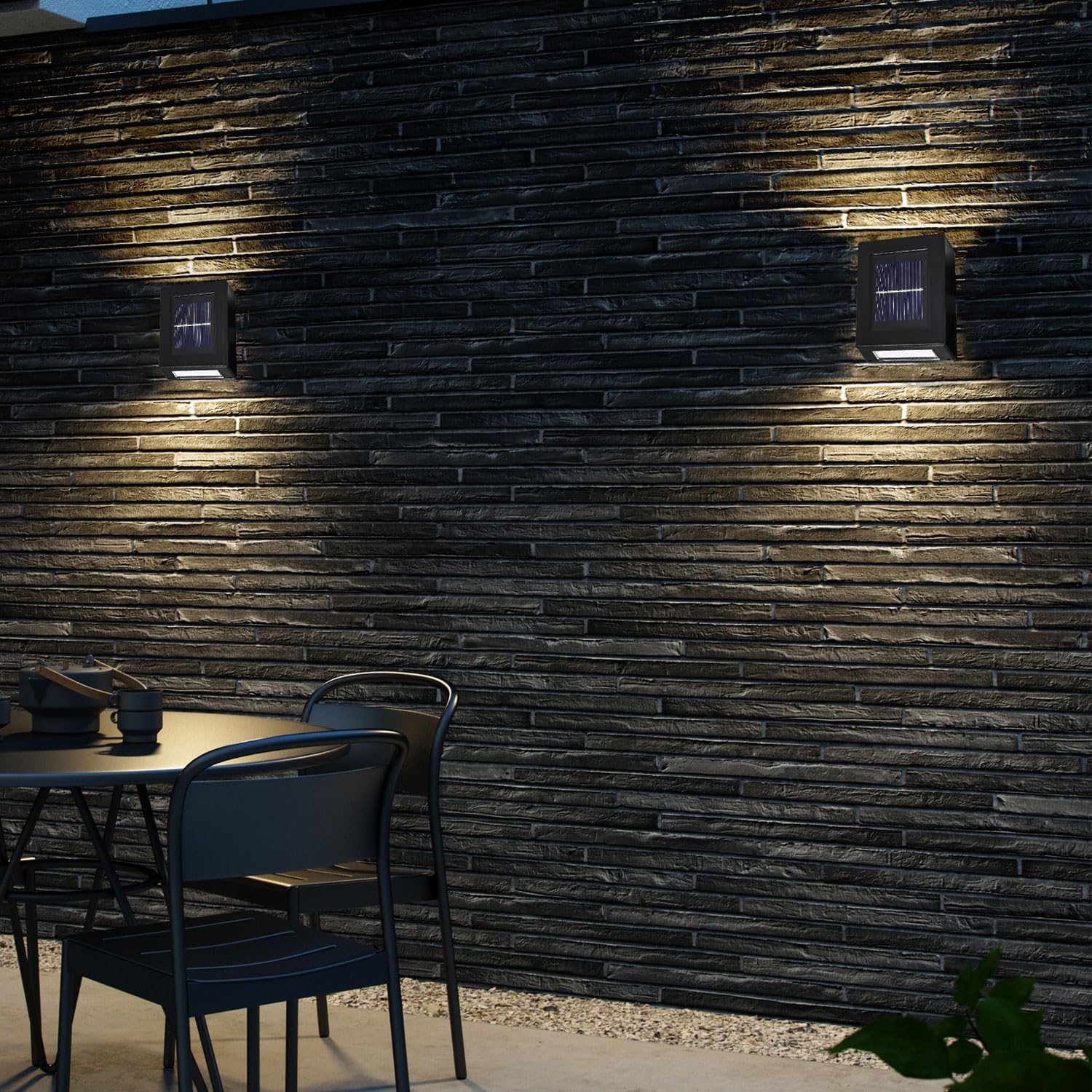 4 Pack Solar Wall Lights