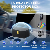 Car Key Signal Blocking Box – RFID Keyless Entry Anti-Theft Protector Case for Car Security
