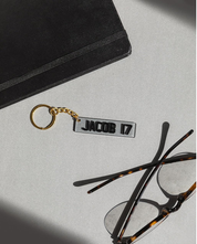 Personalised Number Plate Keychain – Custom Mini Car Licence Plate Key Ring Gift