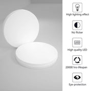 36W LED Round Ceiling Light – Warm & Cool White