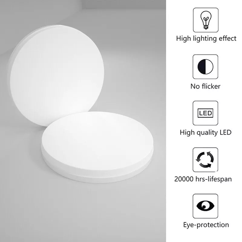 36W LED Round Ceiling Light – Warm & Cool White