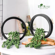 2 Pack Hanging Artificial Succulent Plants in Pots