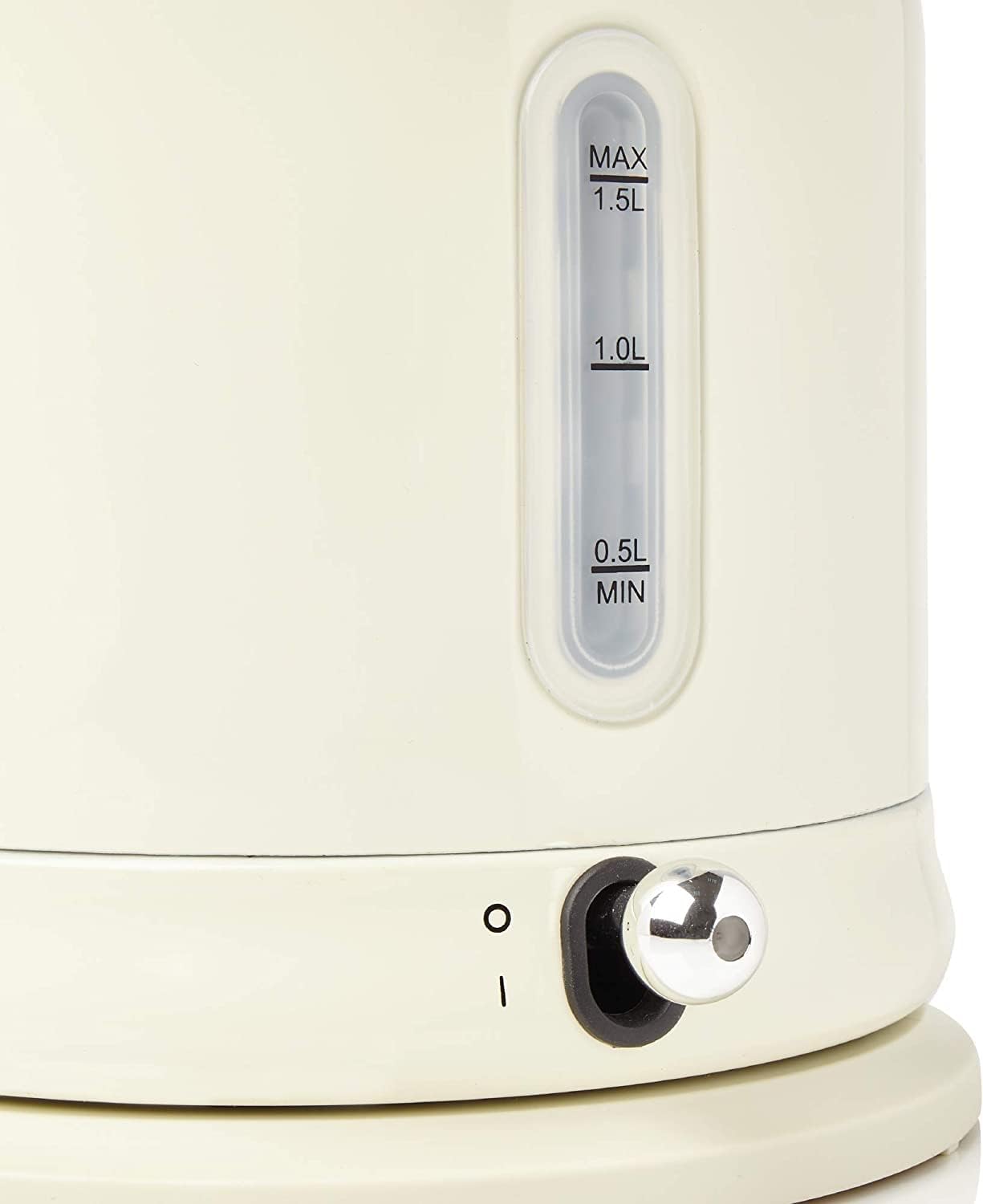 Haden Highclere 3000W Cordless Kettle – 1.5L Rapid Boil, Cream, Lightweight & Easy Pour