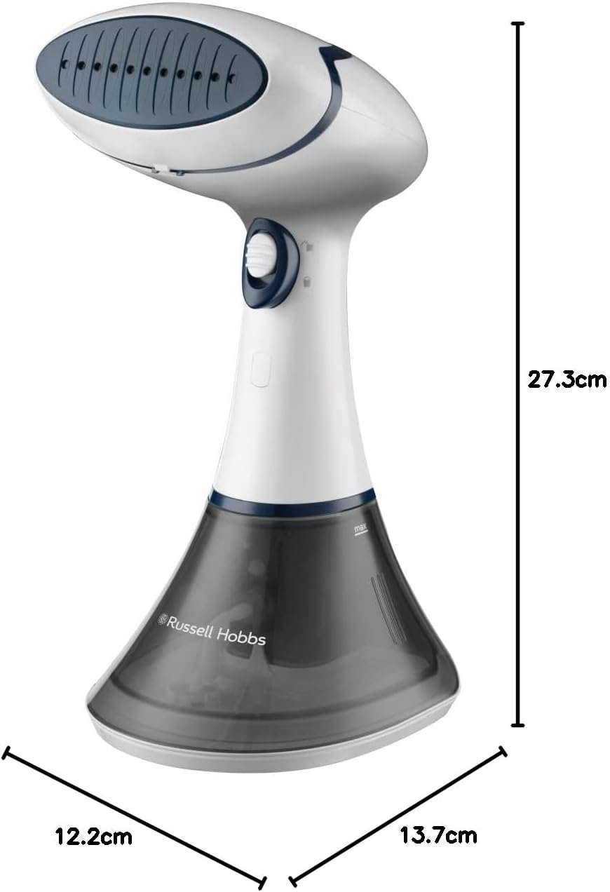 Russell Hobbs Handheld Garment Steamer – 1600W, 200ml