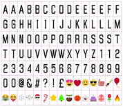 A4 Cinematic Light Box with 105 Letters & Colour Emojis