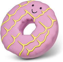 Iced Ring Biscuit Dog Toy – Durable Latex Chew Toy for Fun, Fetch & Interactive Play