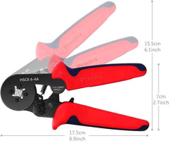 Crimping Plier Set 0.25-10mm² with 1200 Ferrules