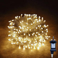 Gresonic100/200/300/400LED Fairy Lights,8 Modes Timer String Lights for Bedroom (100LED, 8 Modes Warm White)