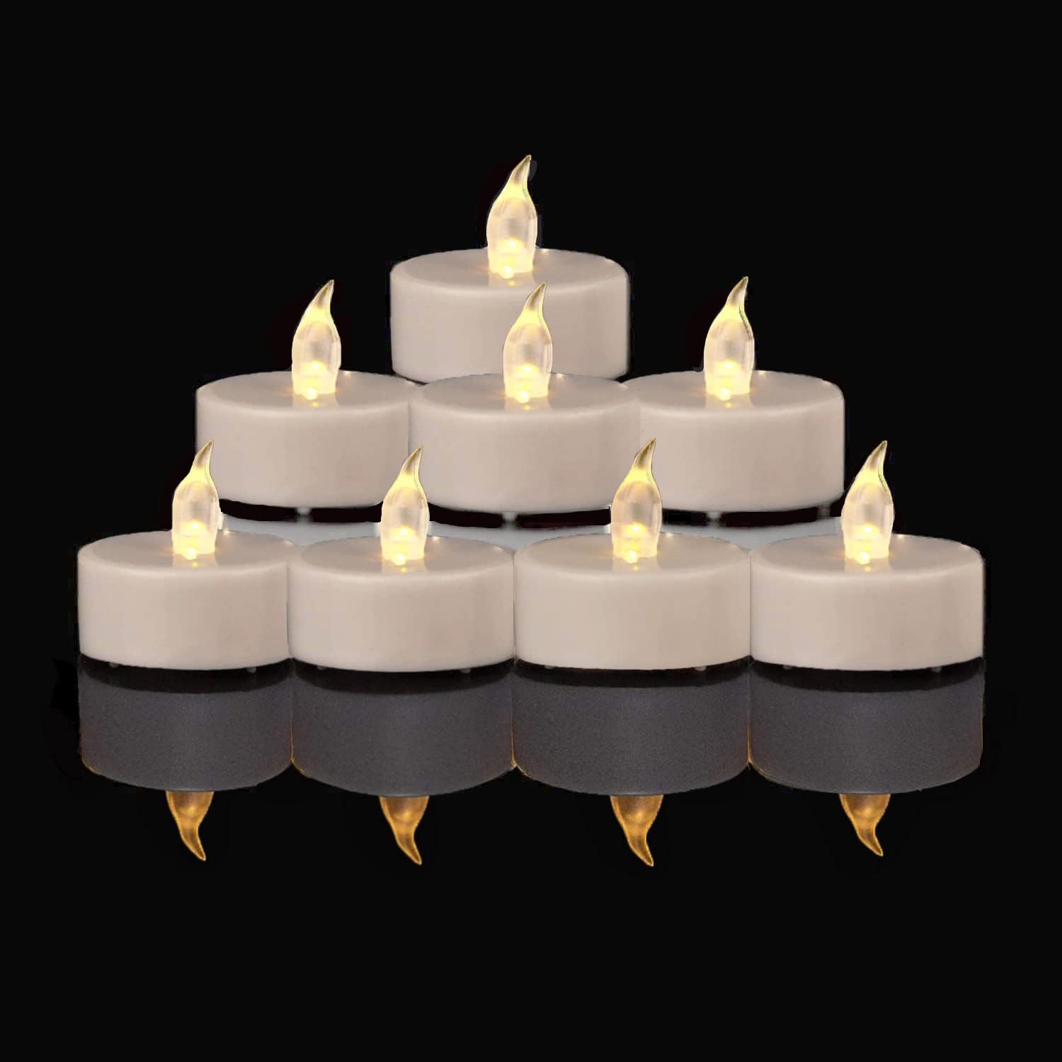 24-Pack Battery Operated LED Flameless Candles – Realistic Flickering, 200 Hours, Warm White for Seasonal and Festival Decor