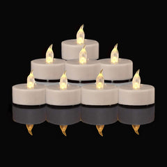 24-Pack Battery Operated LED Flameless Candles – Realistic Flickering, 200 Hours, Warm White for Seasonal and Festival Decor