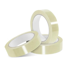 Clear Cello Tape, 24mm Wide Strong Transparent Adhesive, 45 Micron Packing Roll