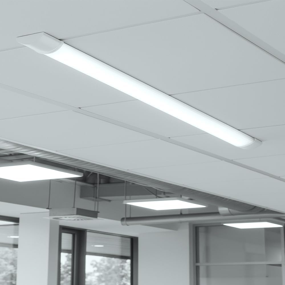 LED Batten Lights 6500K Daylight | IP20 Fluorescent Strip Ceiling Light UK